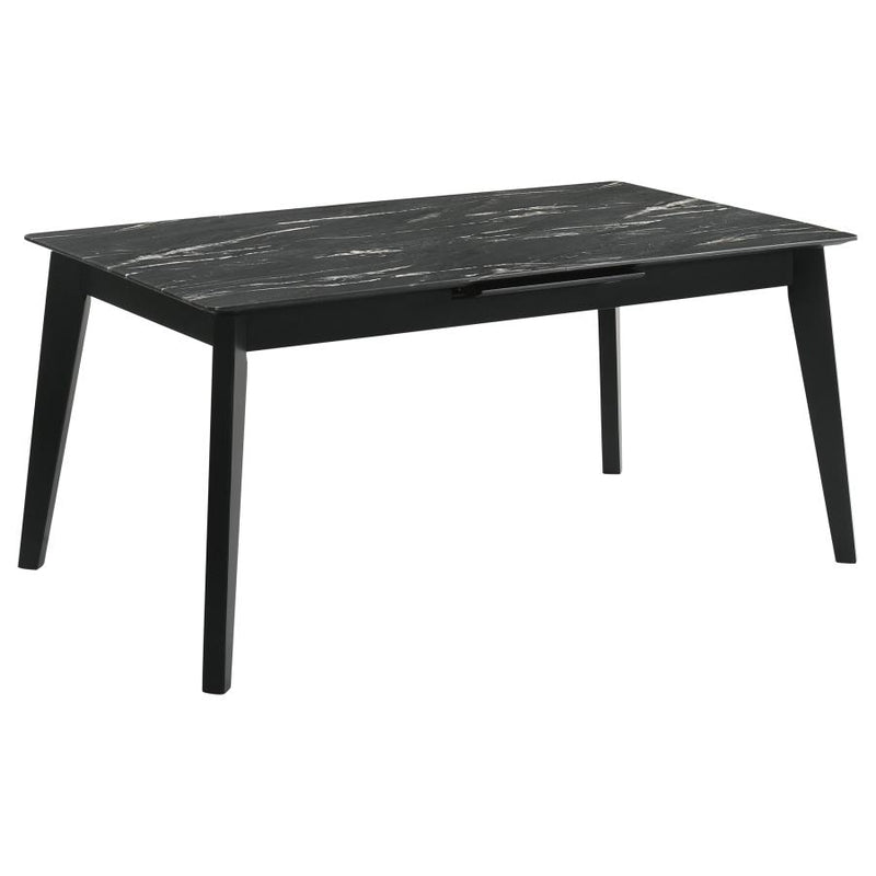 Crestmont 5-piece Extension Leaf Dining Table Set Black-zoom-