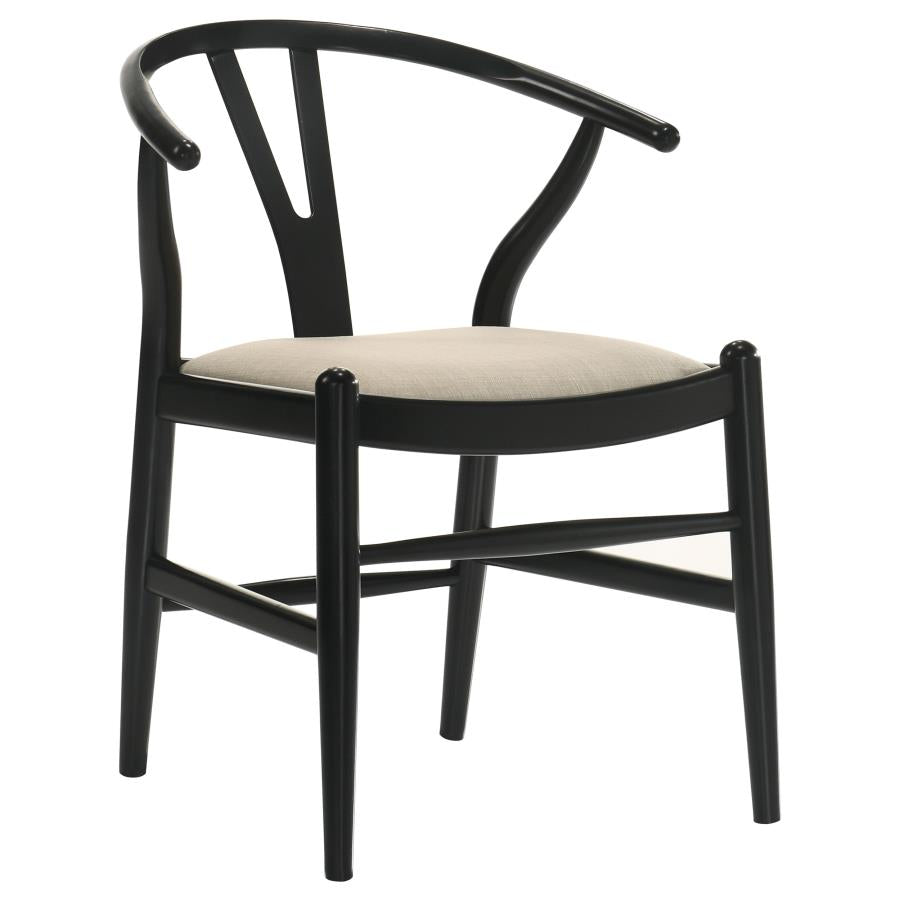 Crestmont 5-piece Extension Leaf Dining Table Set Black-9