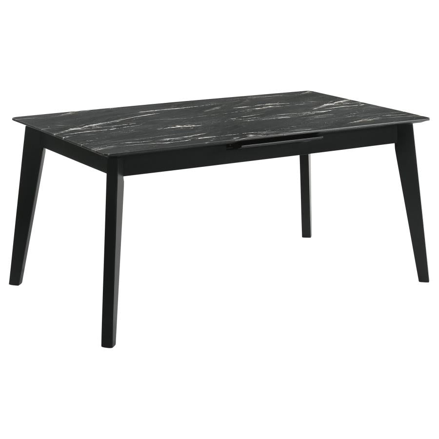 Crestmont 7-piece Extension Leaf Dining Table Set Black-zoom-5