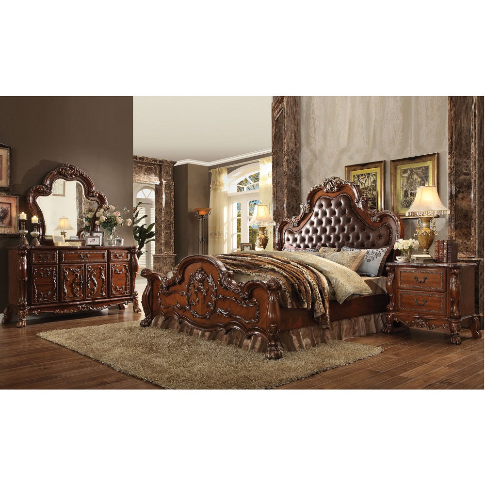 ACME Dresden Mirror – side view – Lusso Furniture Miami