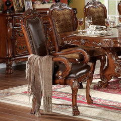 ACME Dresden Arm Chair Set of 2 – side view – Lusso Furniture Miami