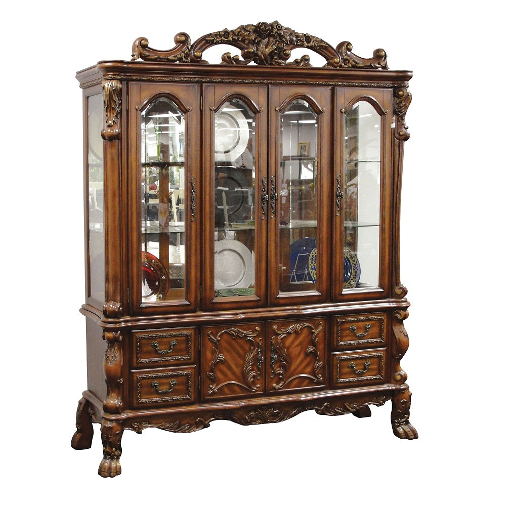 ACME Dresden Hutch and Buffet – angle view – Lusso Furniture Miami