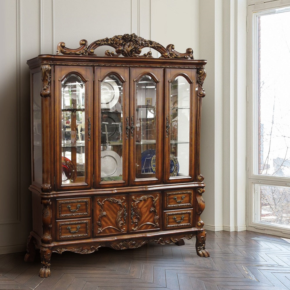 ACME Dresden Hutch and Buffet – front view – Lusso Furniture Miami