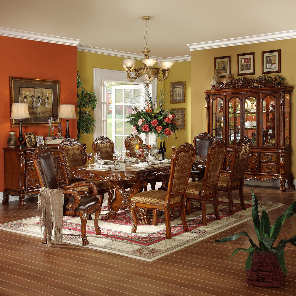 ACME Dresden Hutch and Buffet – side view – Lusso Furniture Miami
