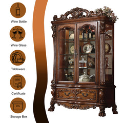ACME Dresden Curio Cabinet – detail – Lusso Furniture Miami