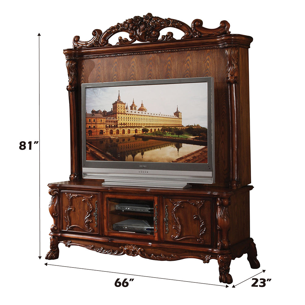 ACME Dresden Entertainment Center TV Stand – side view – Lusso Furniture Miami