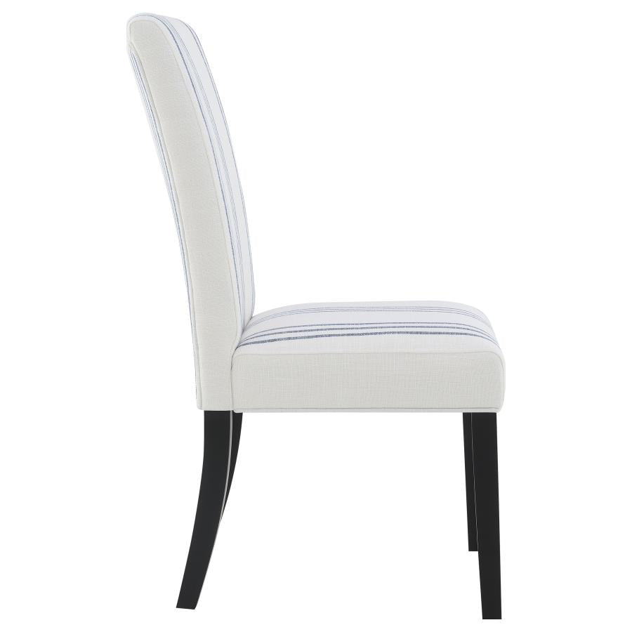 Herran Upholstered Dining Side Chair Beige (Set of 2)-9