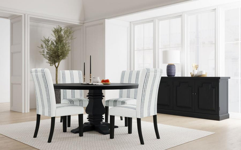 Herran Upholstered Dining Side Chair Beige (Set of 2)-zoom-
