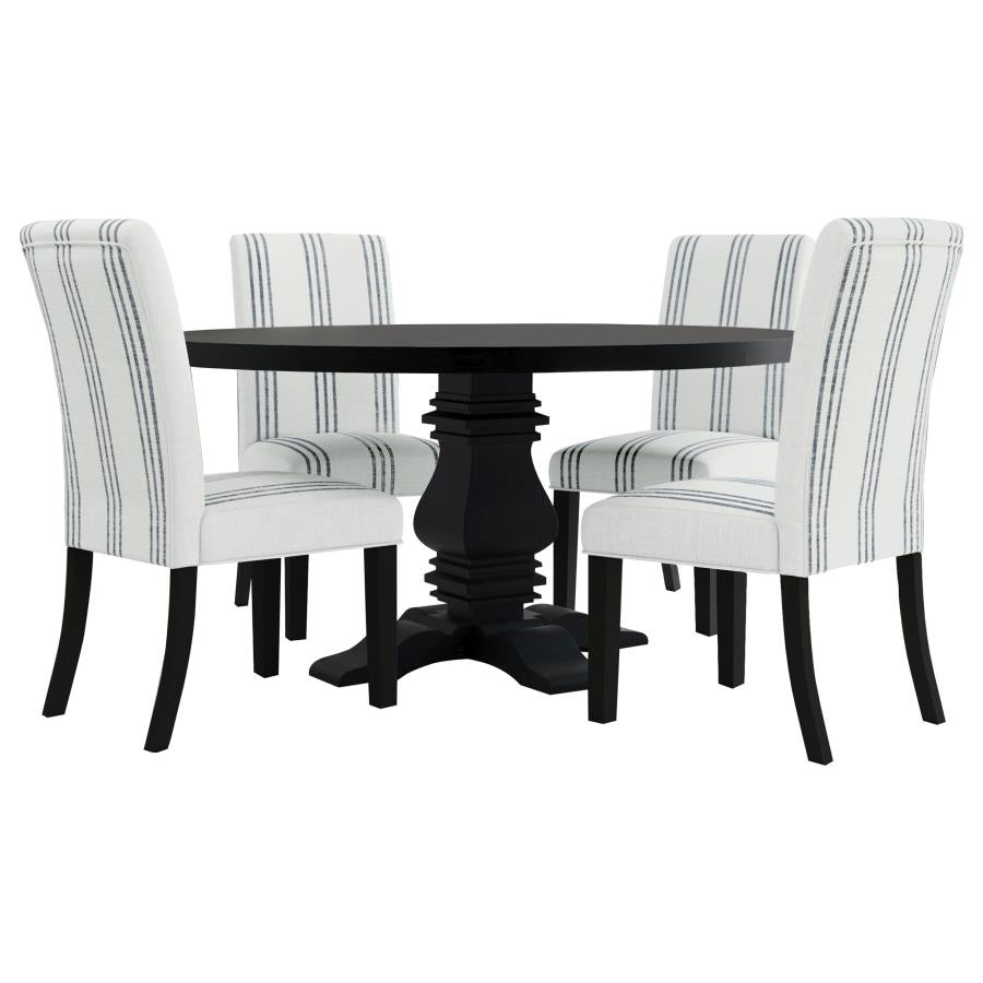 Herran Upholstered Dining Side Chair Beige (Set of 2)-14