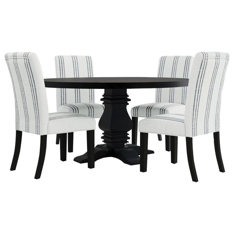 Herran Upholstered Dining Side Chair Beige (Set of 2)-zoom-