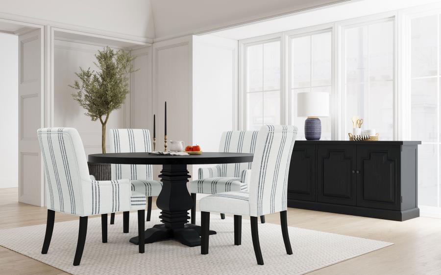 Herran Upholstered Dining Side Chair Beige (Set of 2)-15