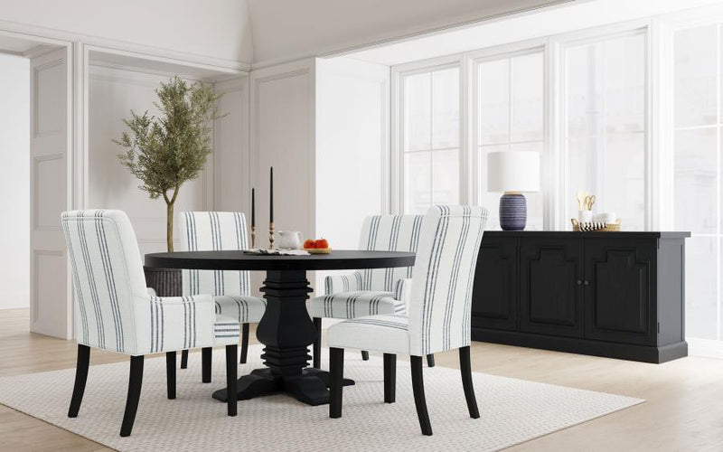 Herran Upholstered Dining Side Chair Beige (Set of 2)-zoom-