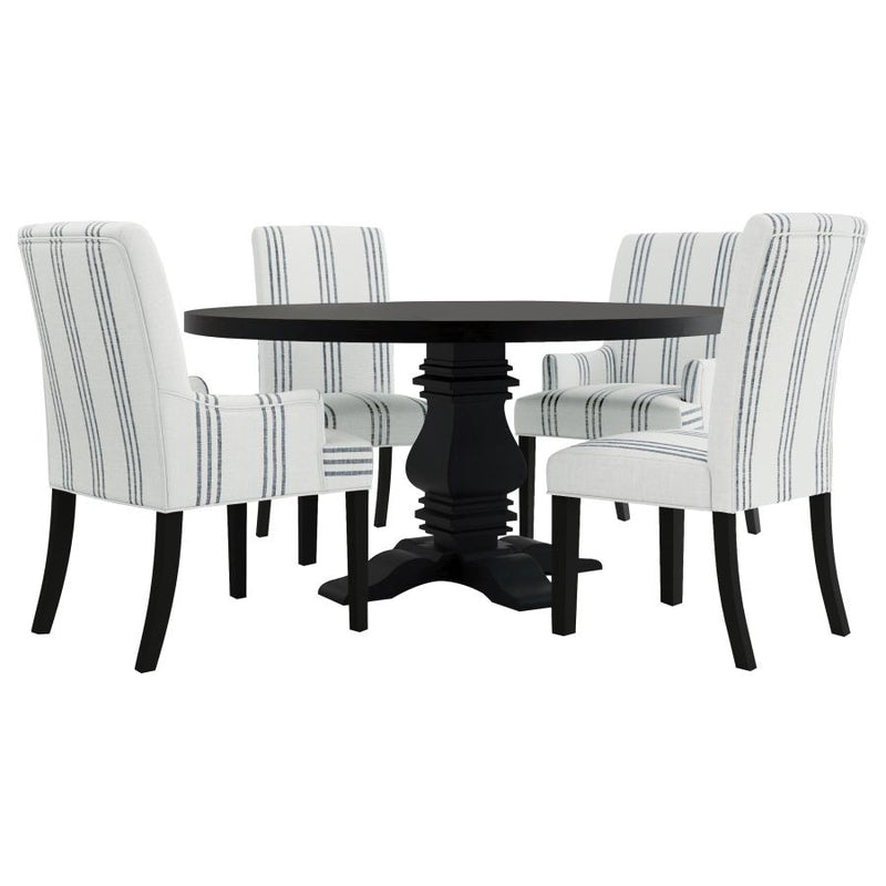 Herran Upholstered Dining Side Chair Beige (Set of 2)-zoom-