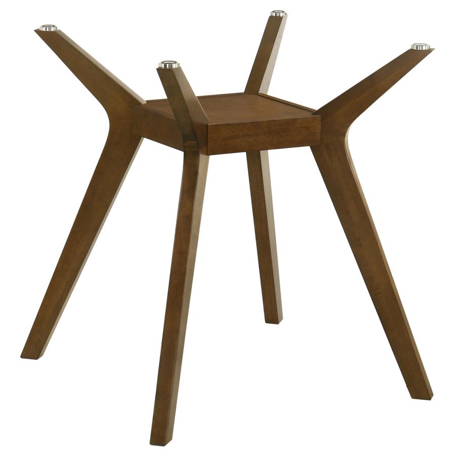 Paxton Square Wood Counter Height Dining Table Base Brown-1