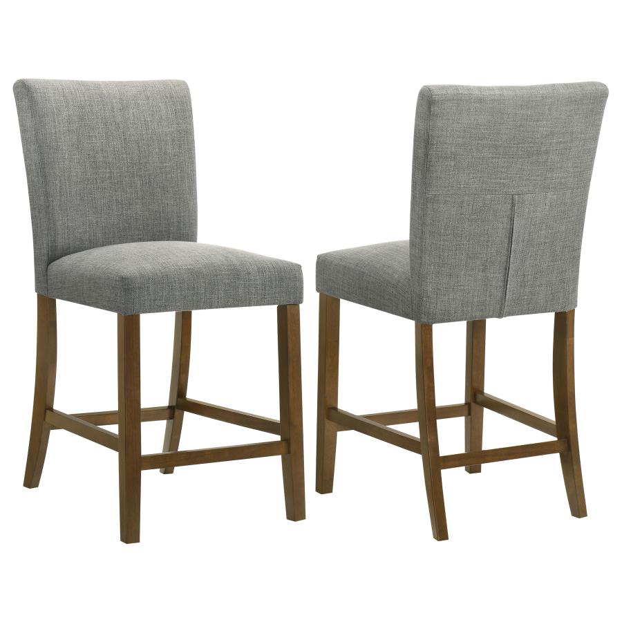 Paxton Upholstered Counter Height Dining Chair Grey (Set of 2)-1