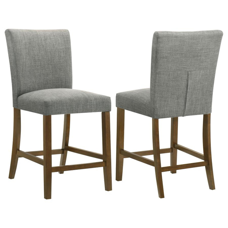Paxton Upholstered Counter Height Dining Chair Grey (Set of 2)-zoom-