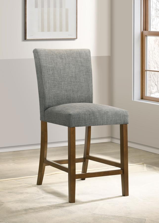 Paxton Upholstered Counter Height Dining Chair Grey (Set of 2)-zoom-2