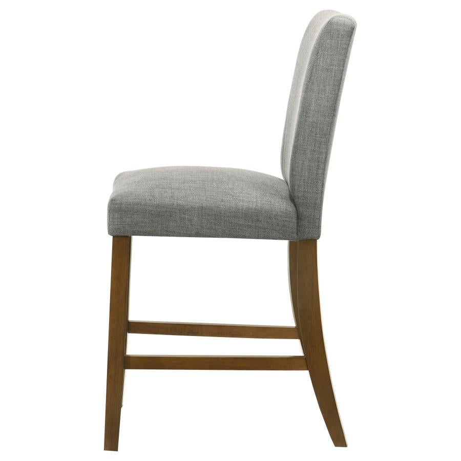 Paxton Upholstered Counter Height Dining Chair Grey (Set of 2)-zoom-6