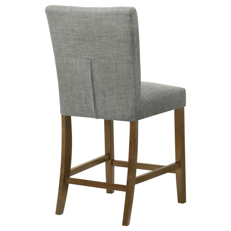 Paxton Upholstered Counter Height Dining Chair Grey (Set of 2)-zoom-