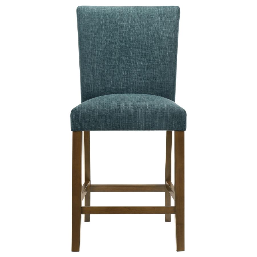 Paxton Upholstered Counter Height Dining Chair Teal Blue (Set of 2)-4