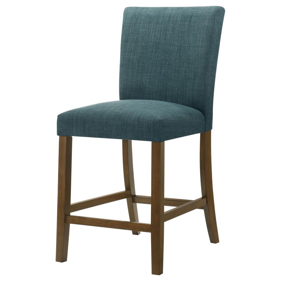 Paxton Upholstered Counter Height Dining Chair Teal Blue (Set of 2)-5