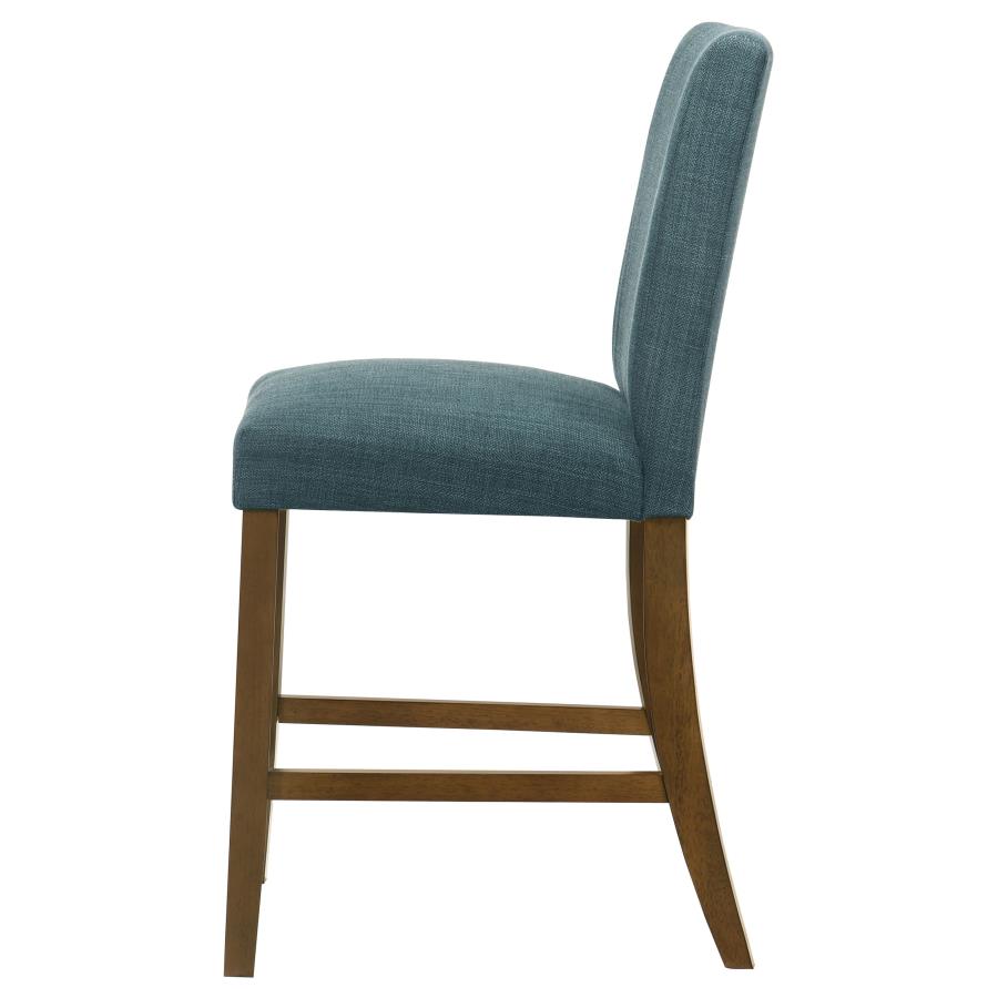 Paxton Upholstered Counter Height Dining Chair Teal Blue (Set of 2)-6