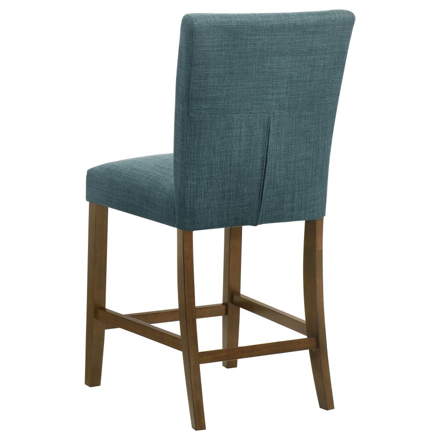 Paxton Upholstered Counter Height Dining Chair Teal Blue (Set of 2)-7