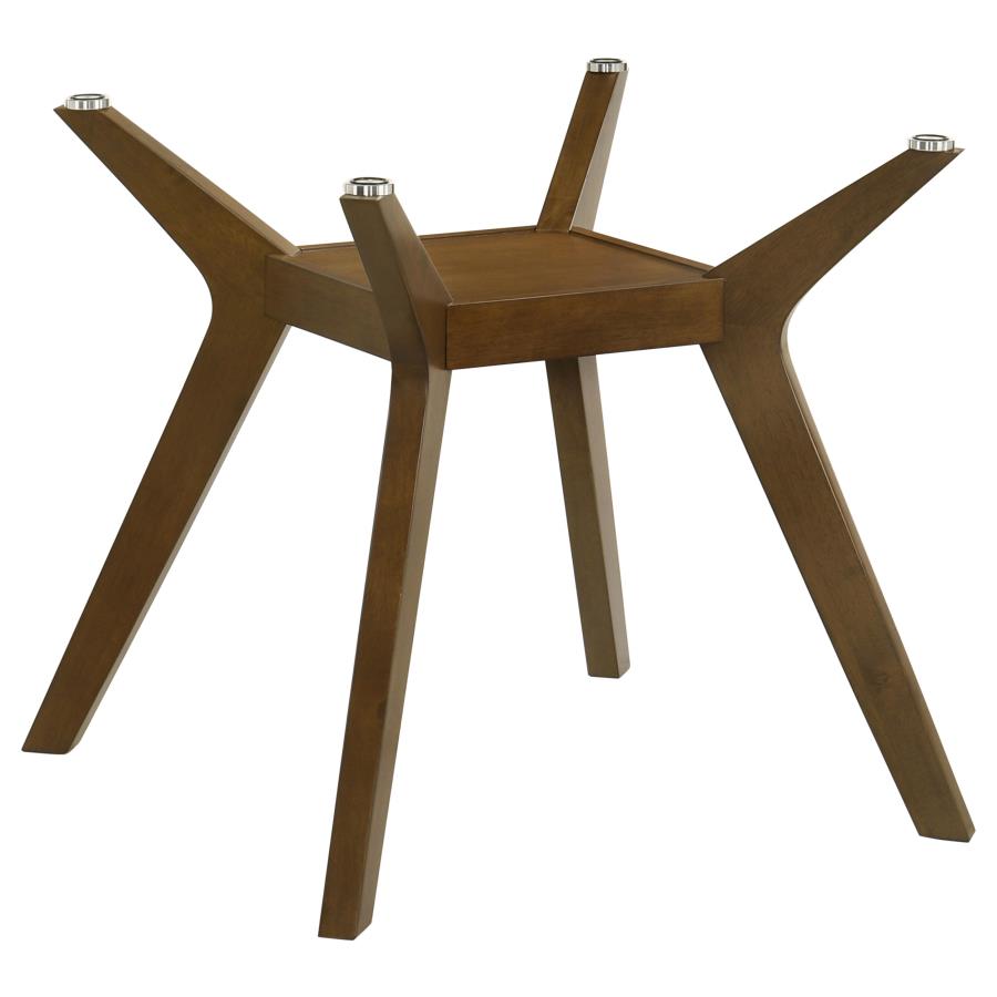 Paxton Square Wood Dining Table Base Brown-1