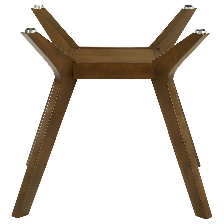 Paxton Square Wood Dining Table Base Brown-zoom-2