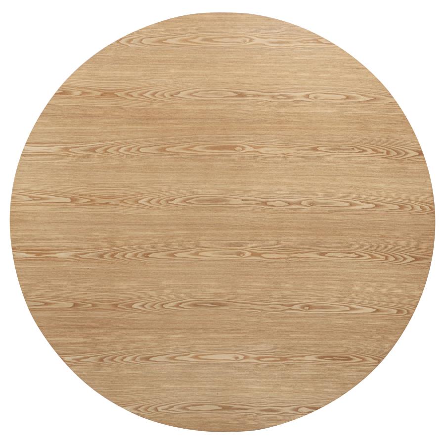 Andrews 48-inch Round Wood Dining Room Table Light Ash-4