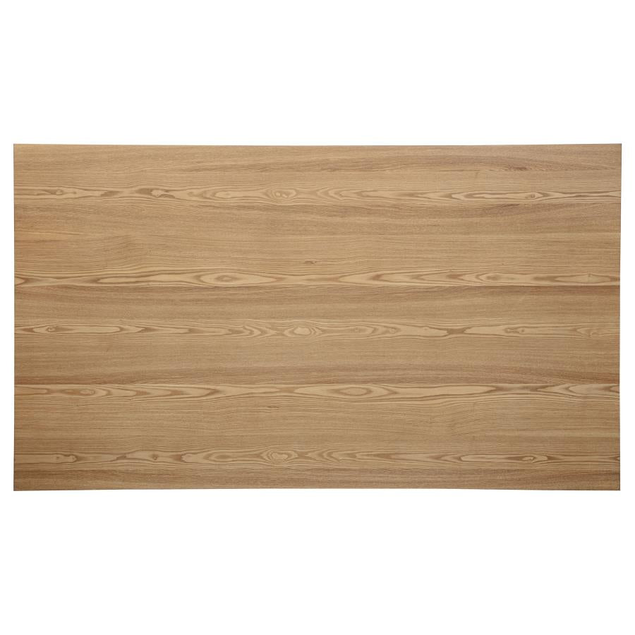 Andrews 66-inch Rectangular Dining Table Light Ash and White-zoom-6