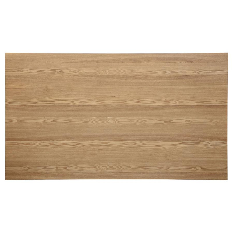 Andrews 66-inch Rectangular Dining Table Light Ash and White-zoom-