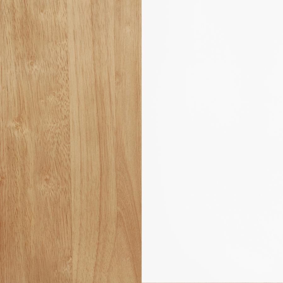 Andrews 66-inch Rectangular Dining Table Light Ash and White-9