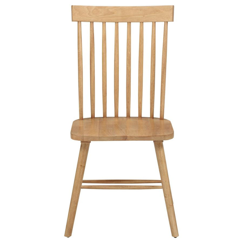 Andrews Windsor Spindle Back Dining Side Chair Light Ash (Set of 2)-zoom-