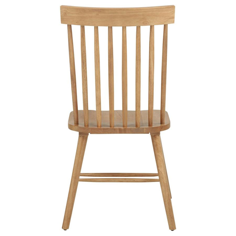 Andrews Windsor Spindle Back Dining Side Chair Light Ash (Set of 2)-zoom-