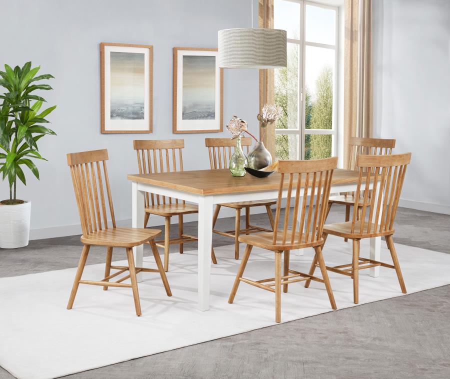 Andrews Windsor Spindle Back Dining Side Chair Light Ash (Set of 2)-14