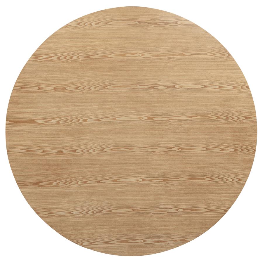 Andrews 5-piece Round Counter Dining Set Light Ash and Black-zoom-5