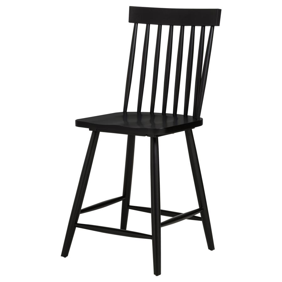 Andrews Windsor Counter Height Dining Side Chair Black (Set of 2)-5