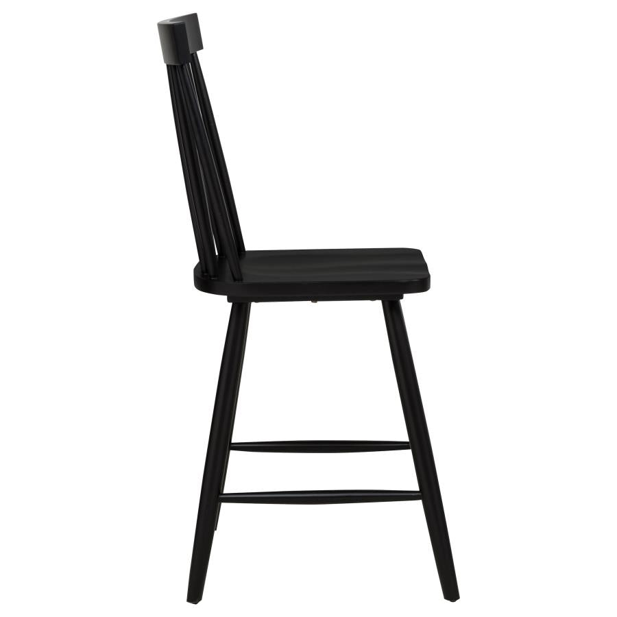 Andrews Windsor Counter Height Dining Side Chair Black (Set of 2)-10