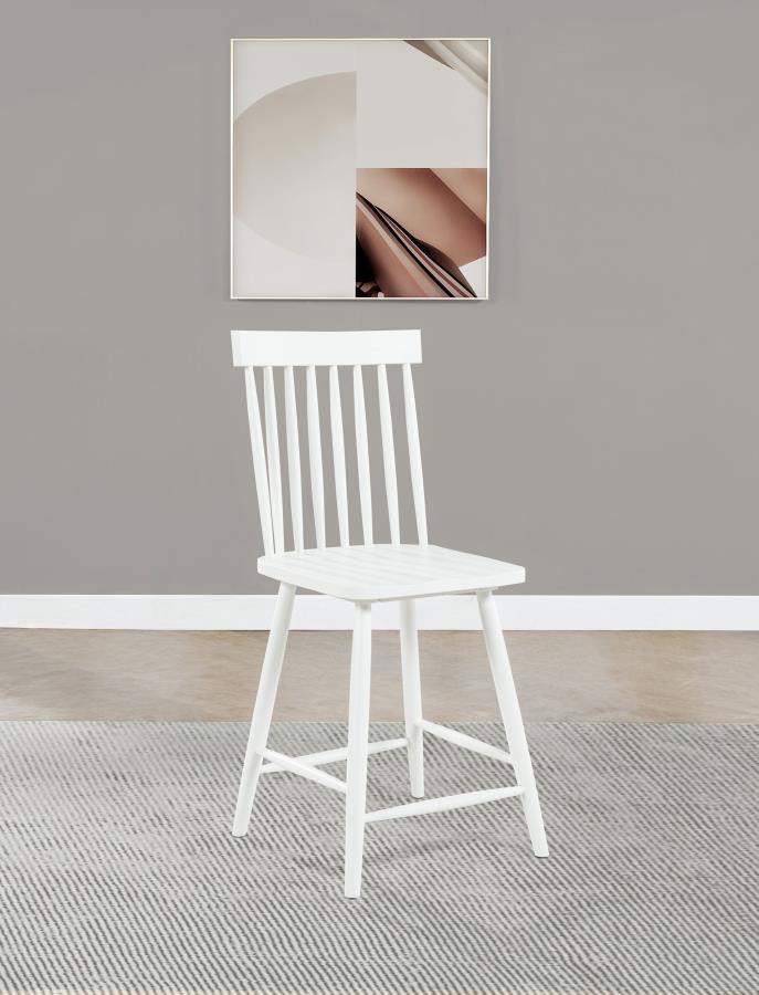 Andrews Windsor Counter Height Dining Side Chair White (Set of 2)-zoom-2