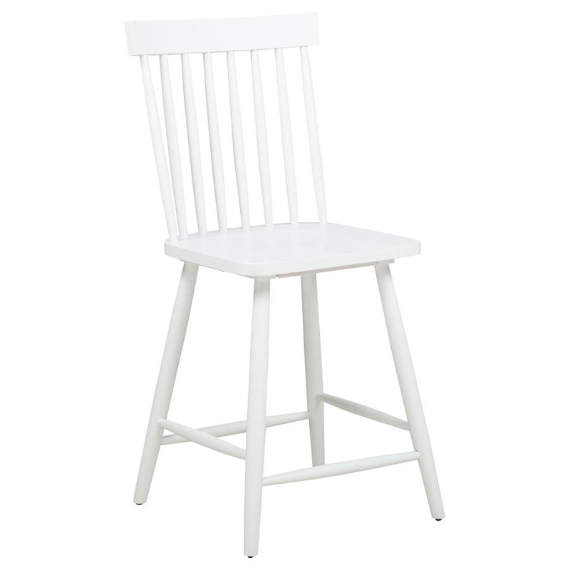 Andrews Windsor Counter Height Dining Side Chair White (Set of 2)-zoom-