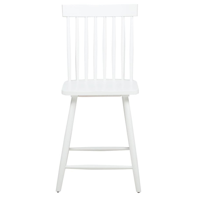 Andrews Windsor Counter Height Dining Side Chair White (Set of 2)-zoom-