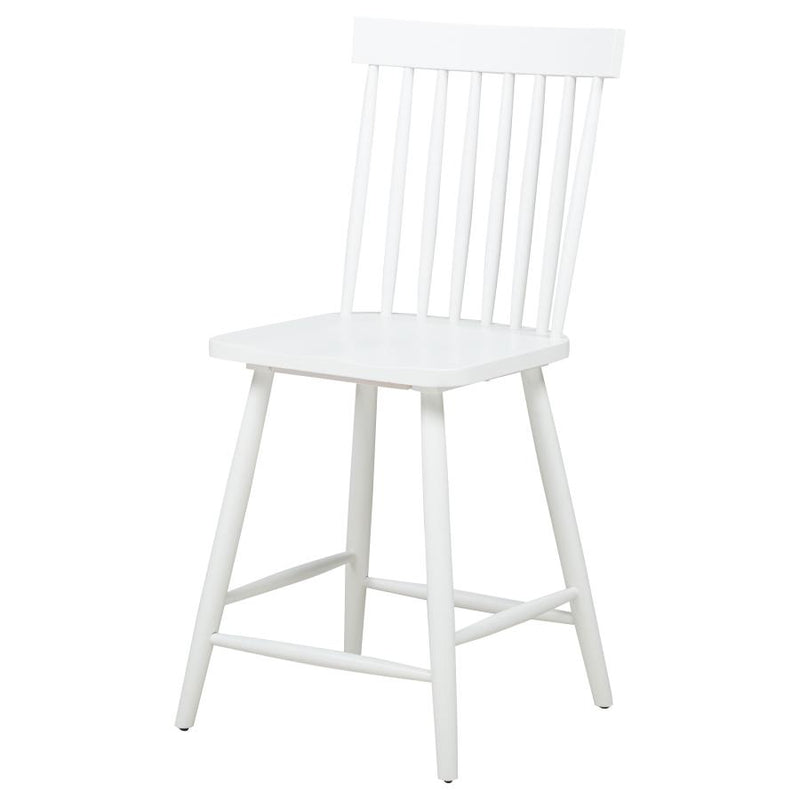 Andrews Windsor Counter Height Dining Side Chair White (Set of 2)-zoom-