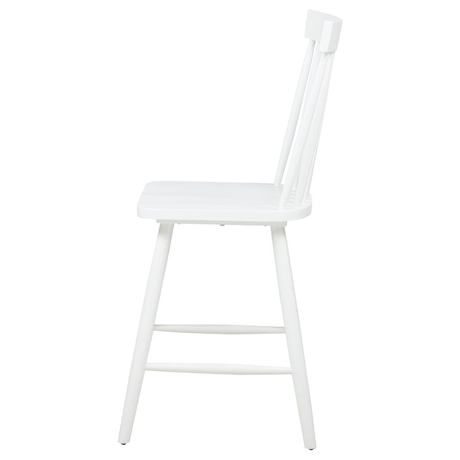 Andrews Windsor Counter Height Dining Side Chair White (Set of 2)-zoom-6