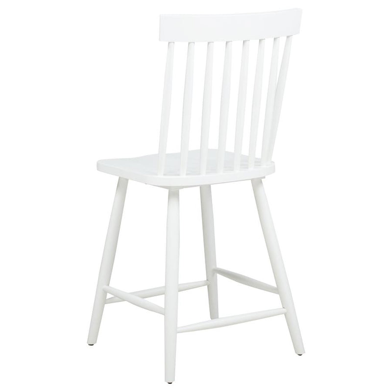 Andrews Windsor Counter Height Dining Side Chair White (Set of 2)-zoom-