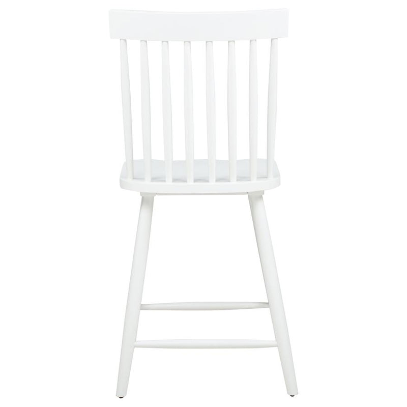 Andrews Windsor Counter Height Dining Side Chair White (Set of 2)-zoom-