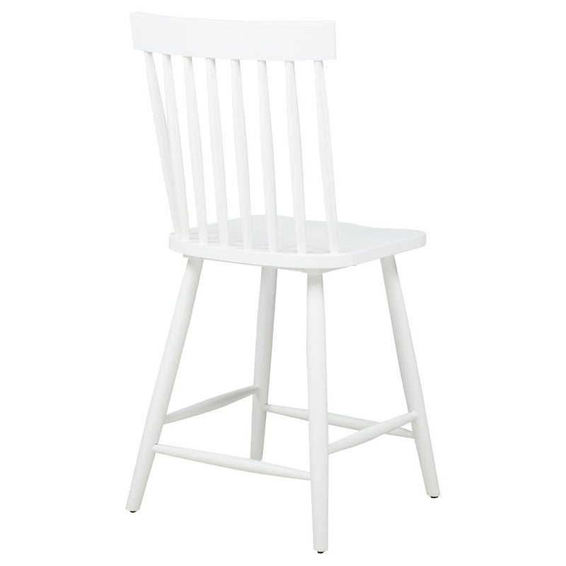 Andrews Windsor Counter Height Dining Side Chair White (Set of 2)-zoom-