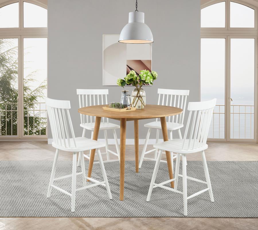 Andrews Windsor Counter Height Dining Side Chair White (Set of 2)-13