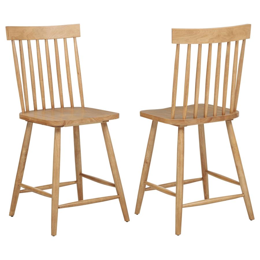 Andrews Windsor Counter Height Dining Side Chair Light Ash (Set of 2)-zoom-1