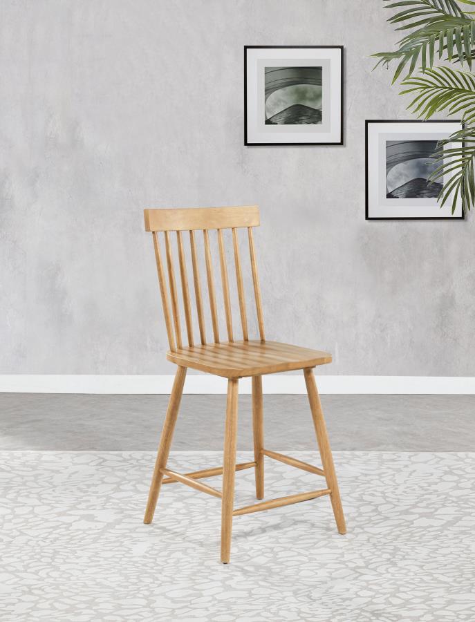 Andrews Windsor Counter Height Dining Side Chair Light Ash (Set of 2)-2